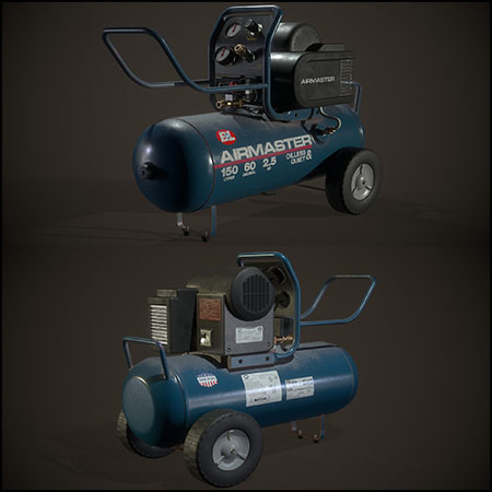 空气压缩机空压机素材之家精选3D模型