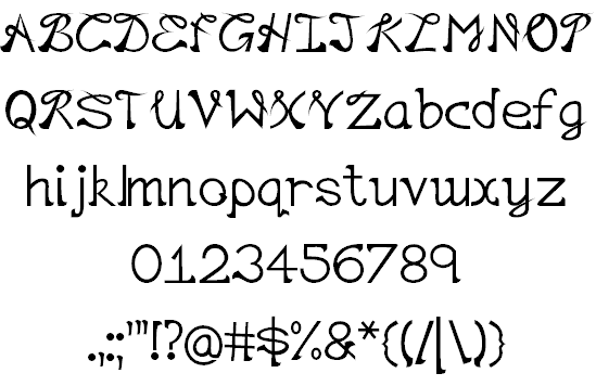 EP Lazy font插图2 EP Lazy font插图2