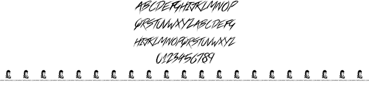 Crazy Metro font插图1 Crazy Metro font插图1