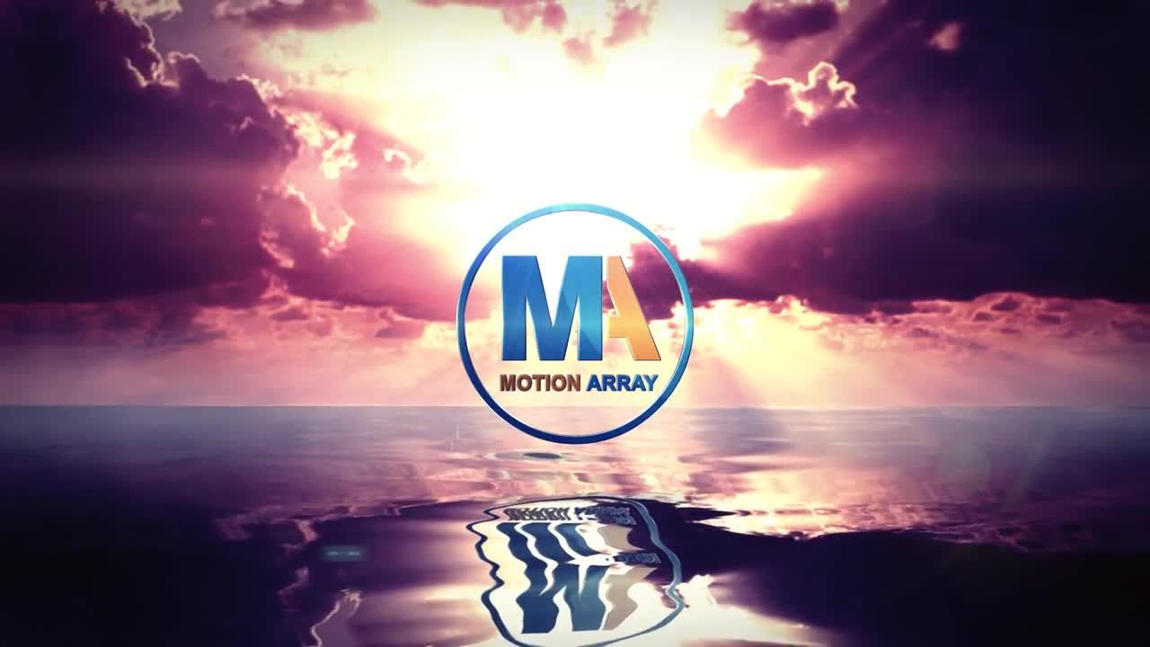 3D场景水标志素材库精选AE模板