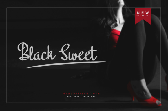 Black Sweet Font素材之家精选英文字体