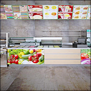 工业LOFT柜类玻璃陈列展示柜素材之家精选3D模型