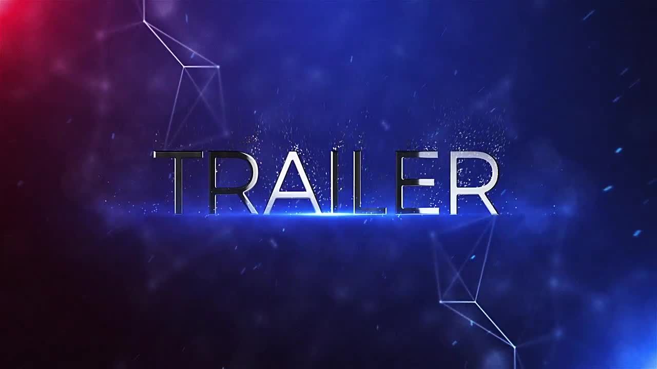 快速预告片标题动态金属文本素材库精选AE模板