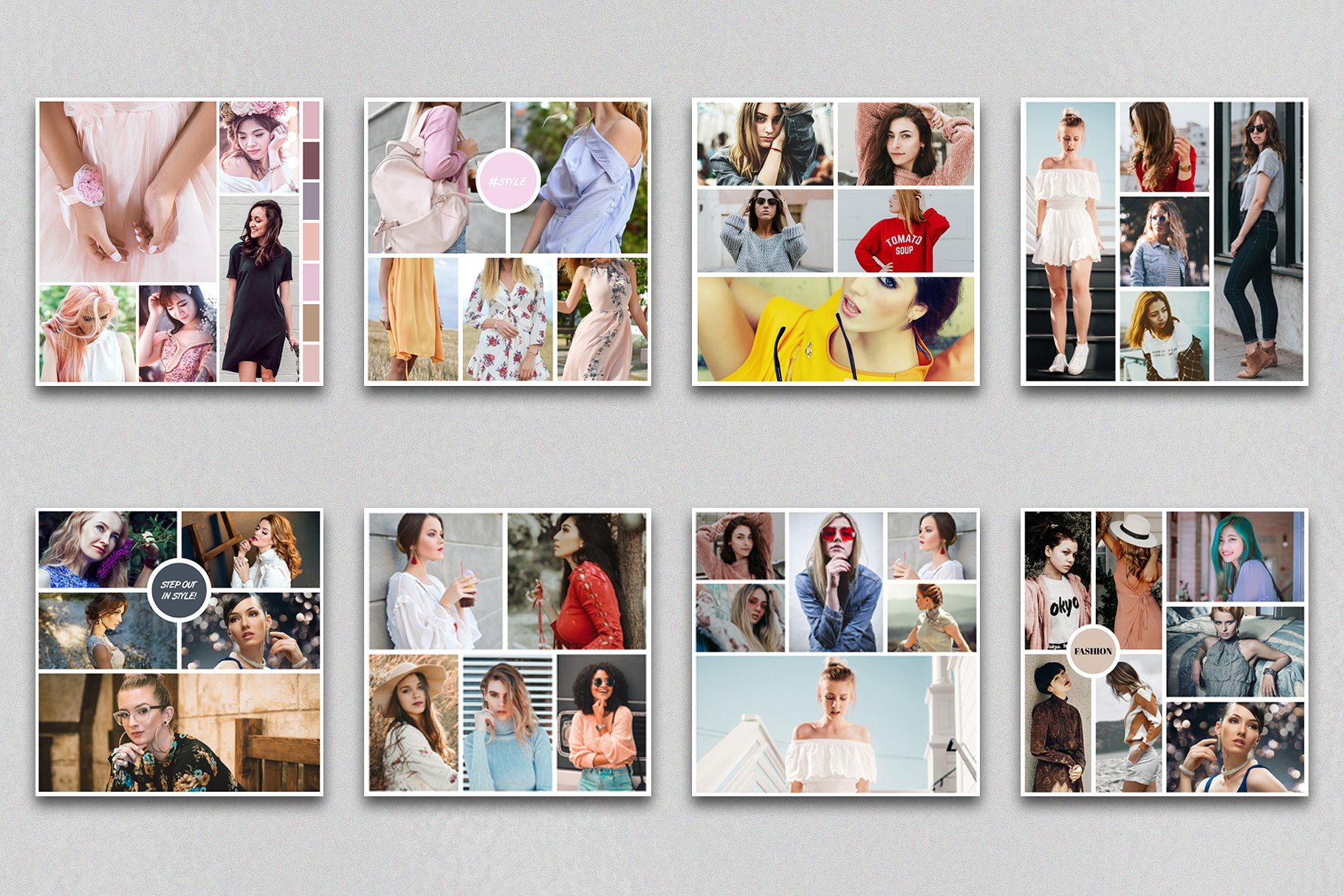 260款Instagram故事&文章贴图模板素材库精选 260 Instagram Stories & Post Bundle插图(15)