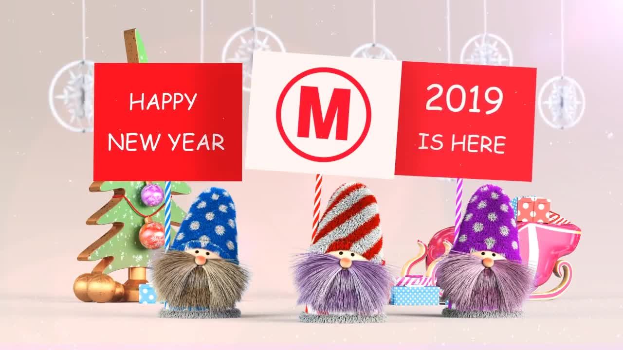 圣诞节圣诞老人开启器素材库精选AE模板