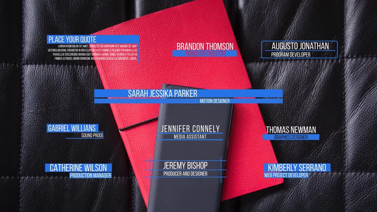 10个下三分之一企业全屏标题素材库精选AE模板