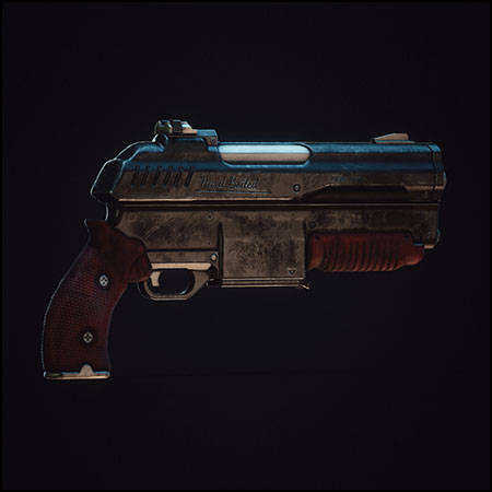 Hard Boiled 6520漫画中的手枪素材之家精选3D模型