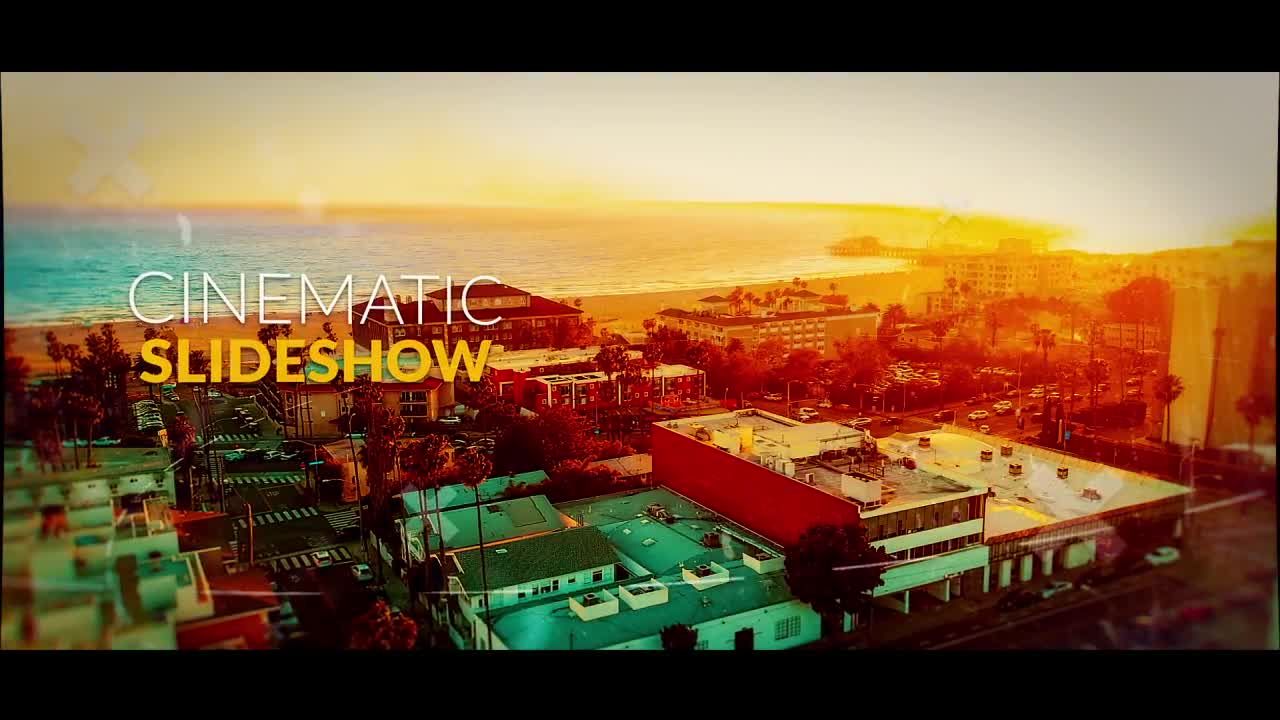 惊喜的电影幻灯片文本动画素材库精选AE模板