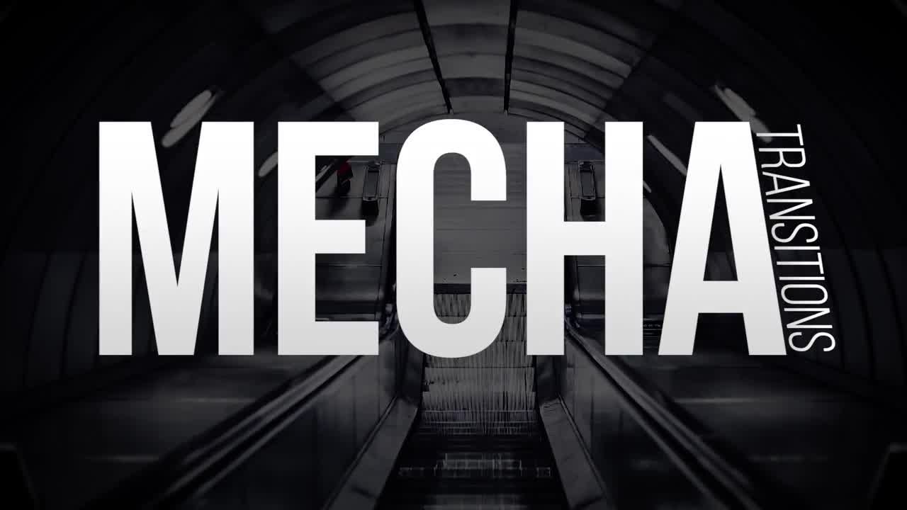 30个很酷的机械转换过渡效果素材库推荐PR模板