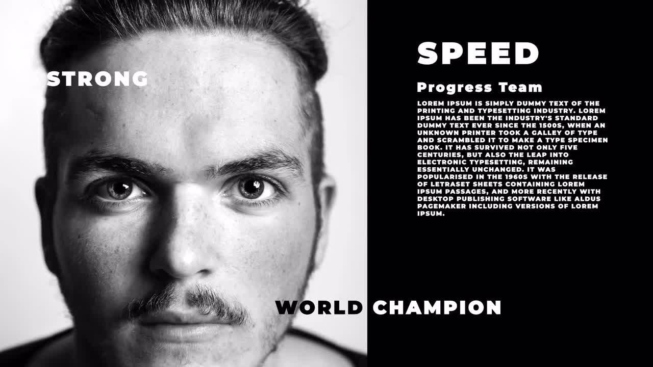 创意的版式演示素材库精选AE模板