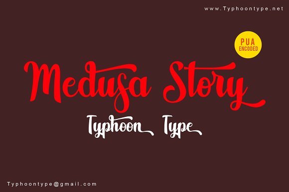 Medusa Story font素材之家精选英文字体