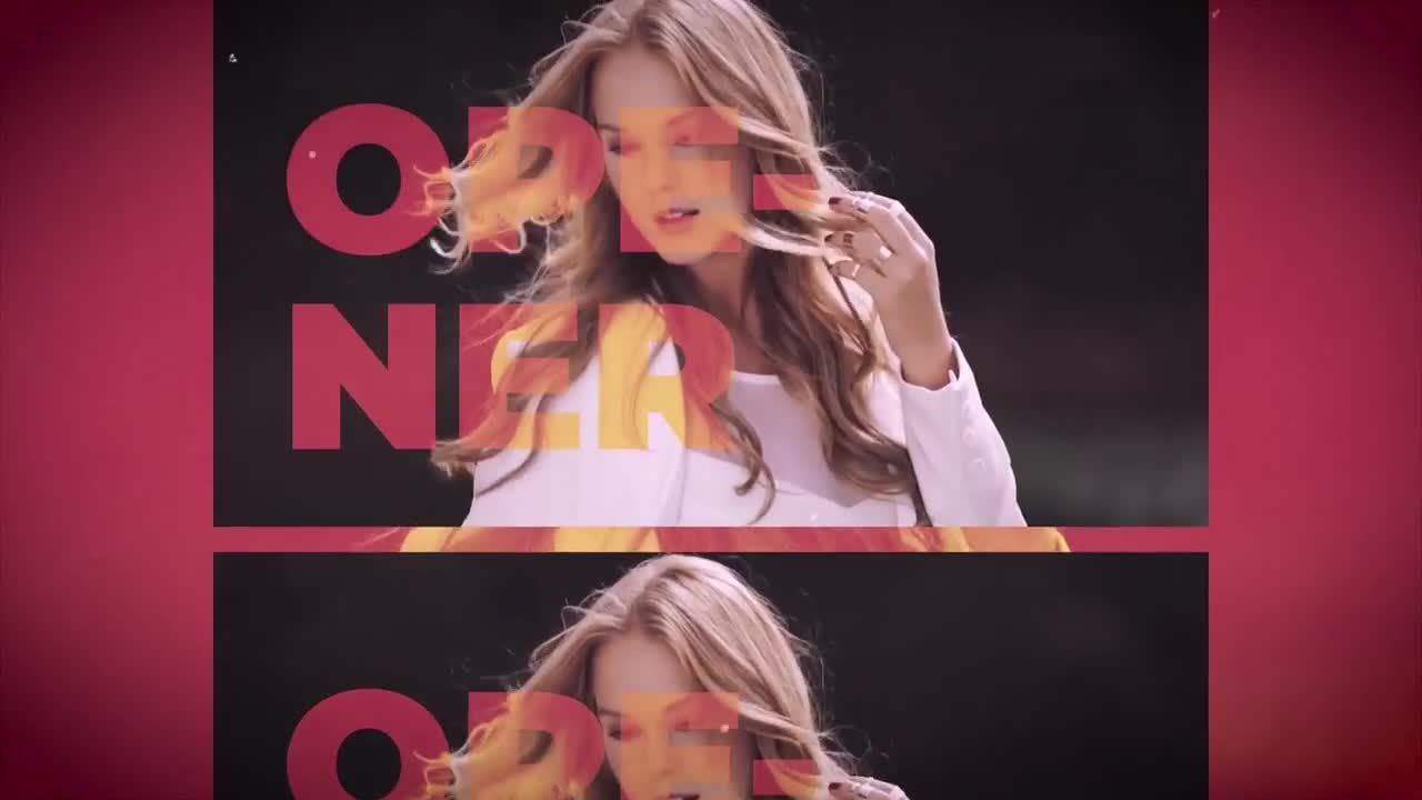 带有彩色叠加的广告转场过渡素材库精选PR模板