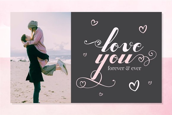 Valentijn – Romantic Font插图1
