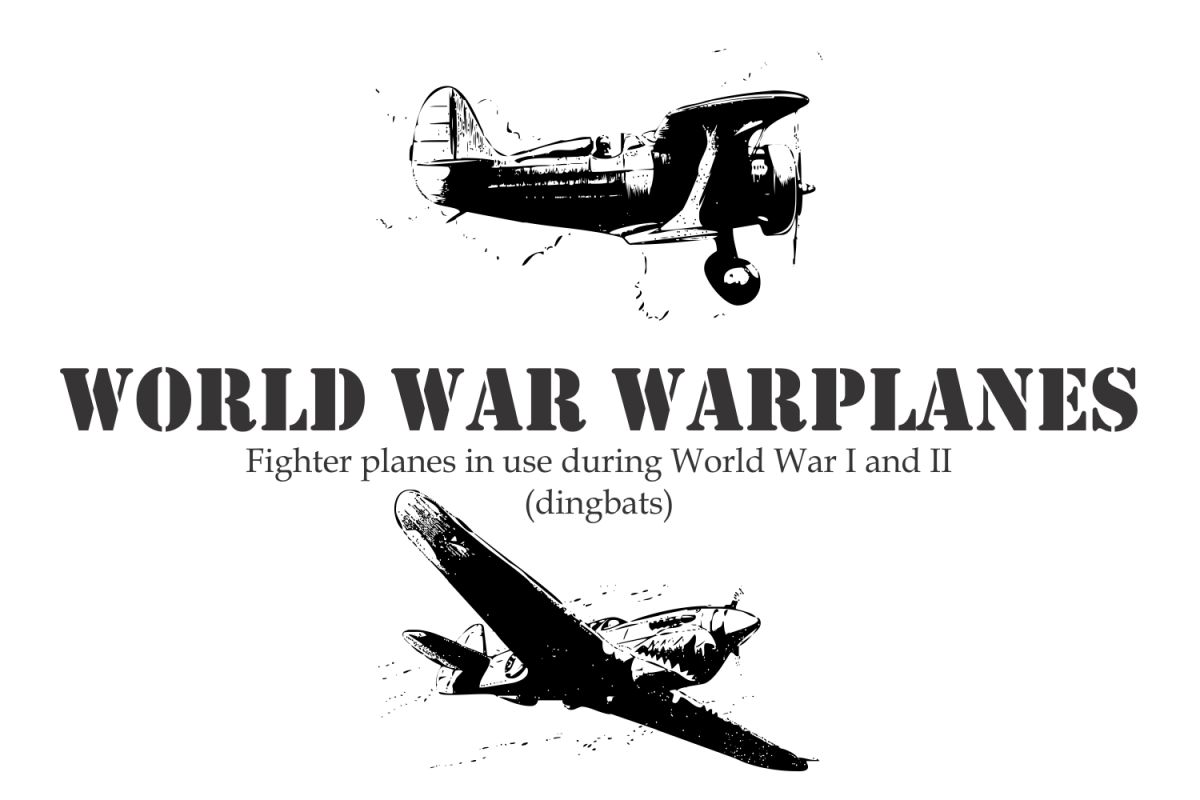 World War Warplanes Other Font素材之家精选英文字体