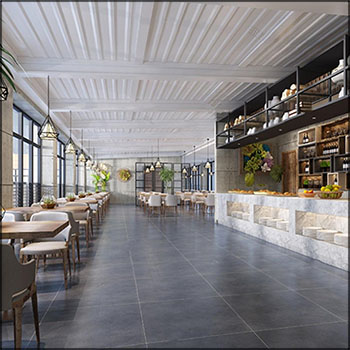 现代餐厅室内场景素材之家精选3D模型