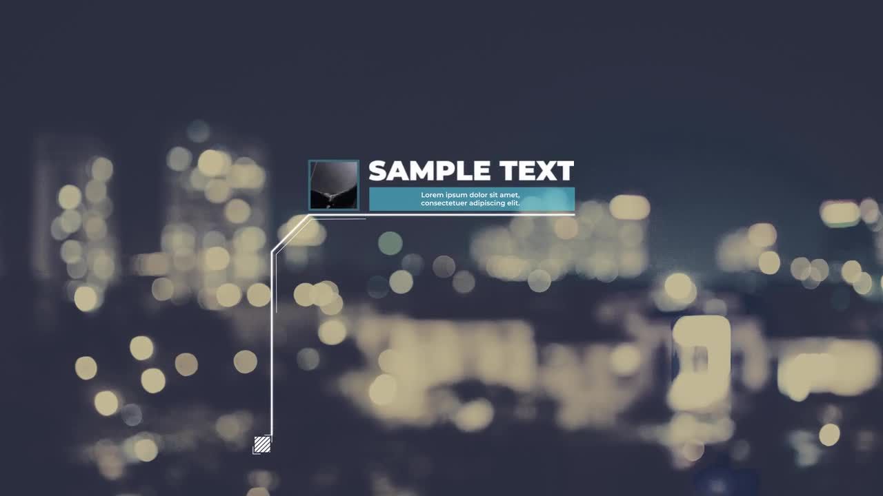 21组线条呼出文字标题解释标注动画素材库推荐PR模板