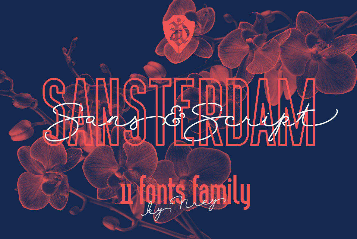 Sansterdam Font Family素材之家精选英文字体