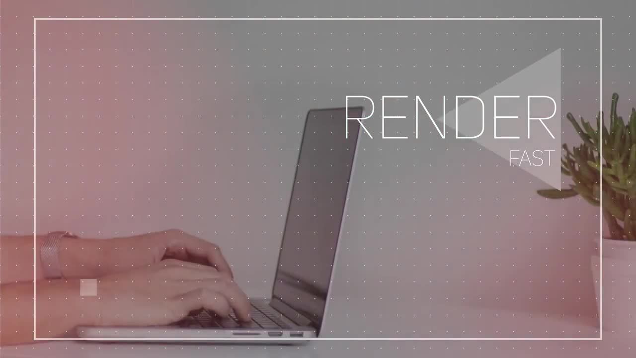 简单开场片头转场素材库精选AE模板