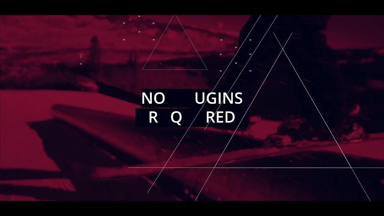 超现代和专业动画的开场白介绍素材库精选AE模板