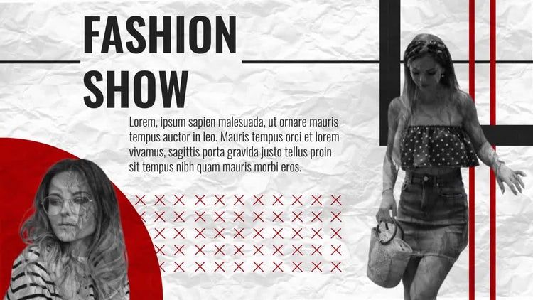 旧时尚滑梯是一种艺术效果的素材库精选AE模板