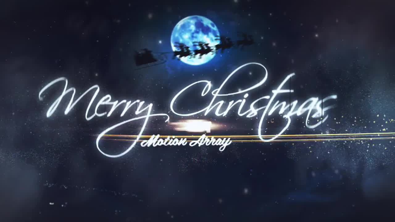 精美设计华丽圣诞节素材库精选AE模板