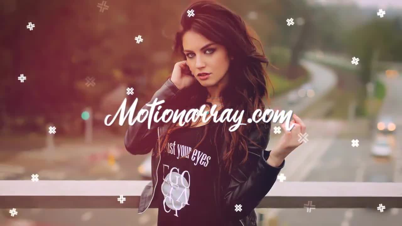 线条优美的幻灯片素材库精选AE模板