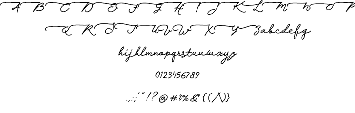 Walfords font插图2