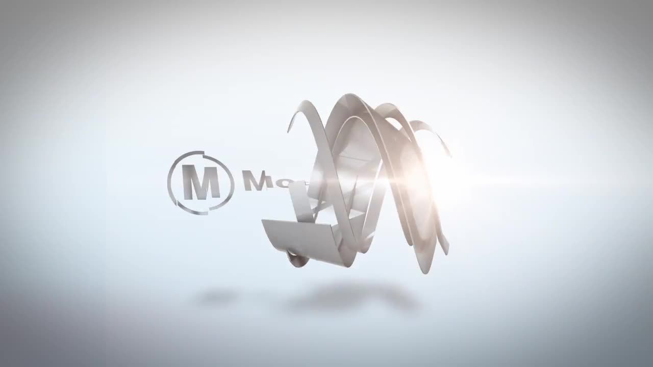 创新条纹标识显示素材库推荐PR模板