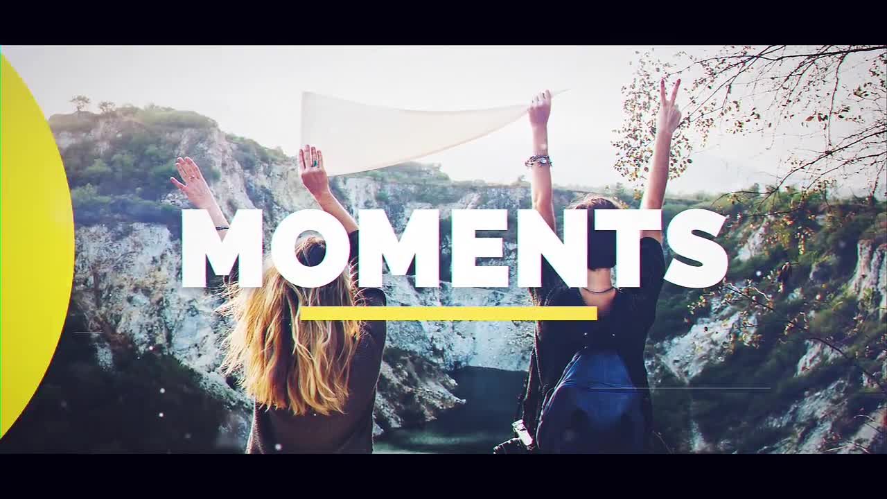 时刻时髦文本动画幻灯片素材库精选AE模板