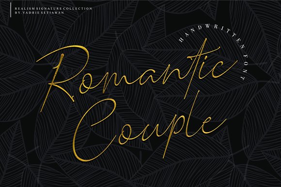 Romantic Couple Font素材之家精选英文字体