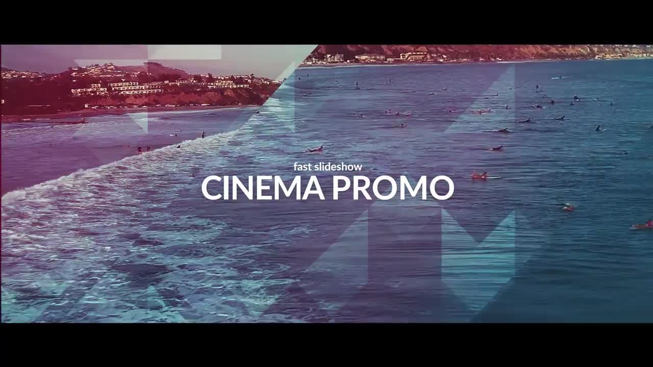 电影效果卷轴过渡Pr模板