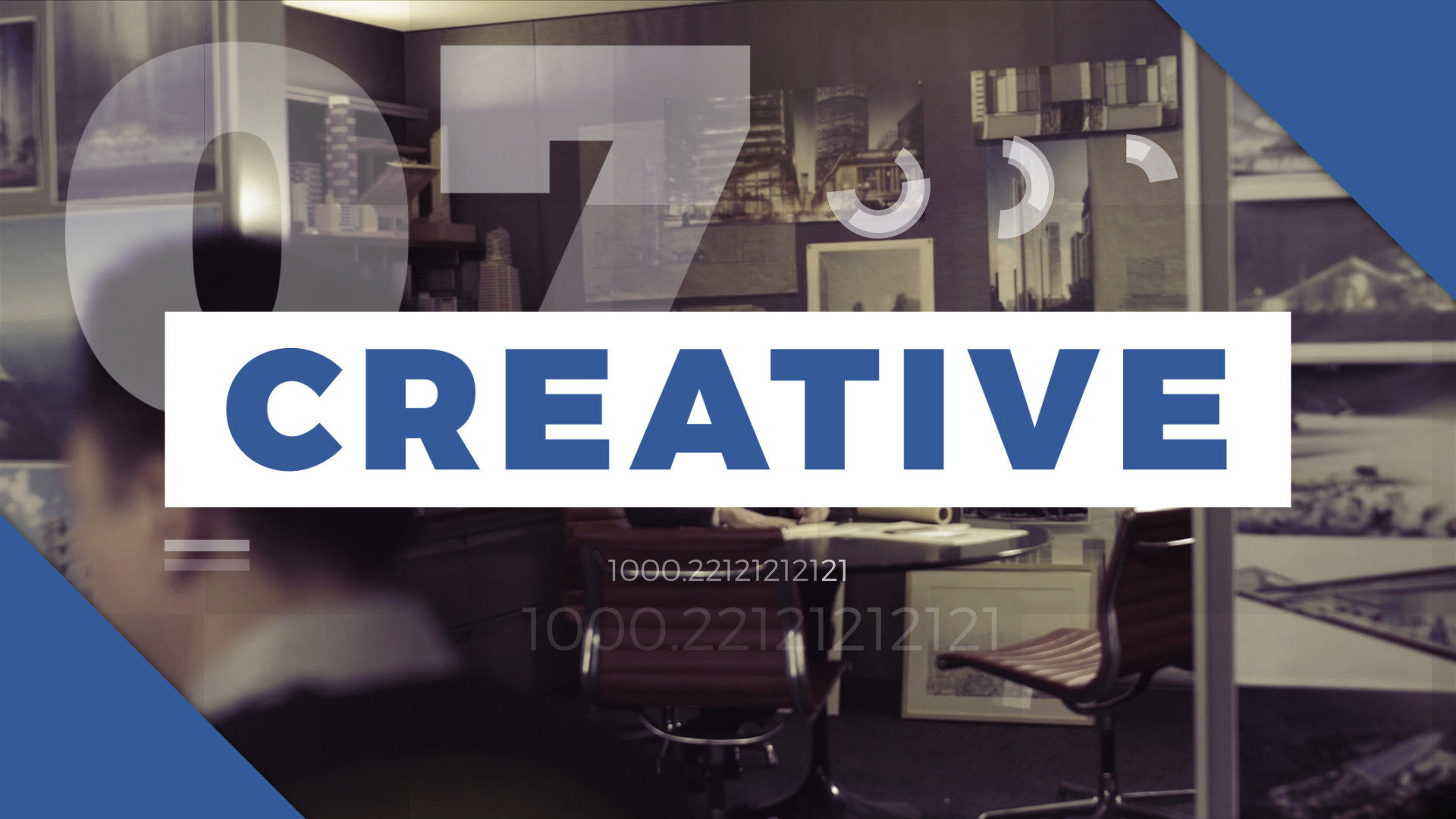 现代简洁公司企业会议视频特效素材库精选AE模板