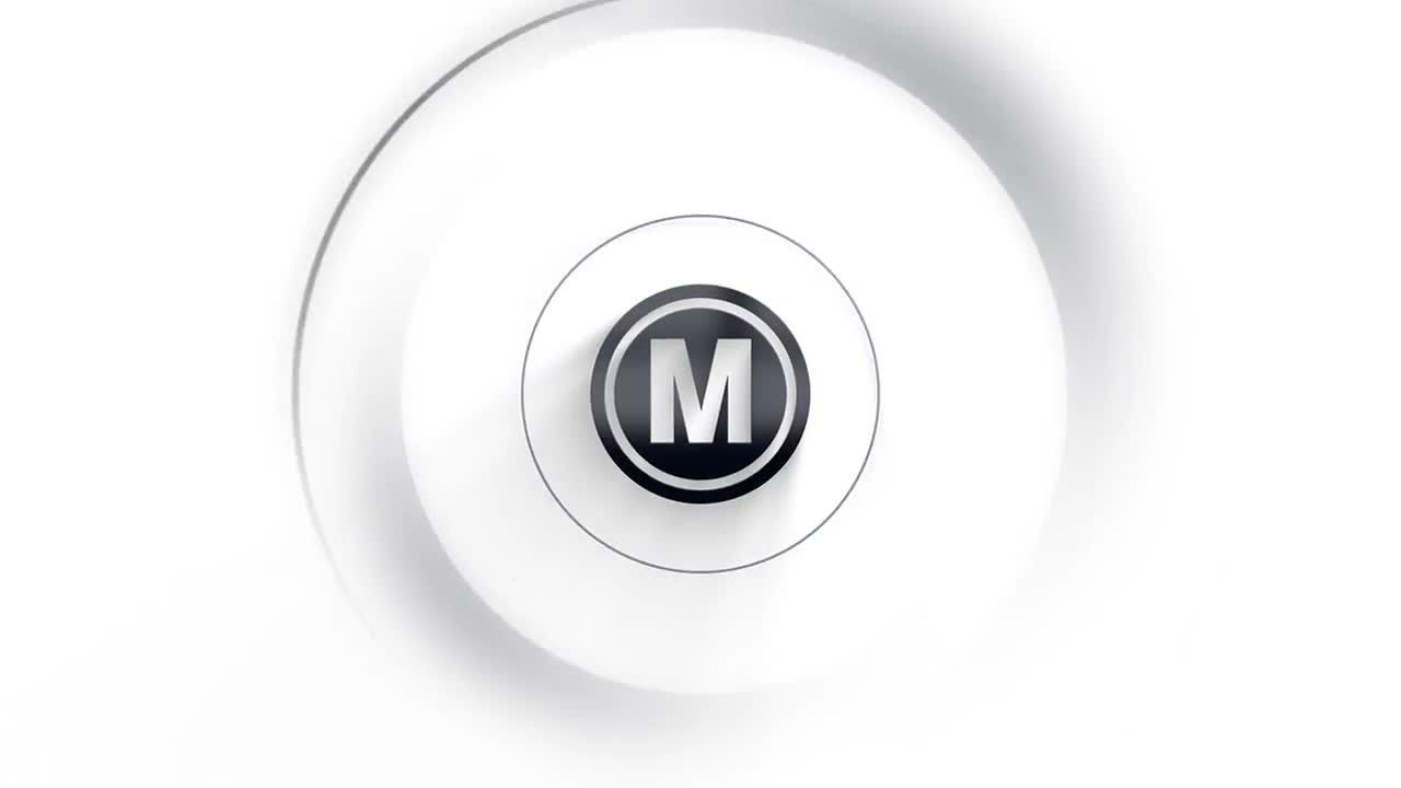 现代创意活力的波纹和脉冲效果展示徽标素材库精选AE模板