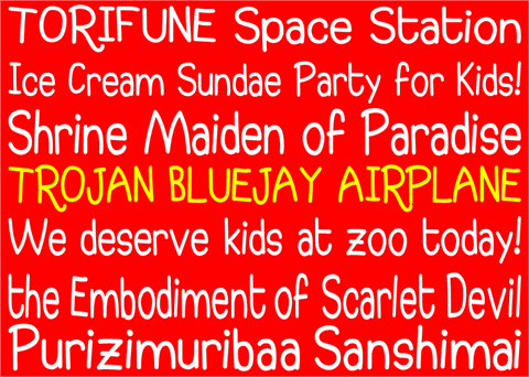 Trojan Bluejay Airplane font素材之家精选英文字体