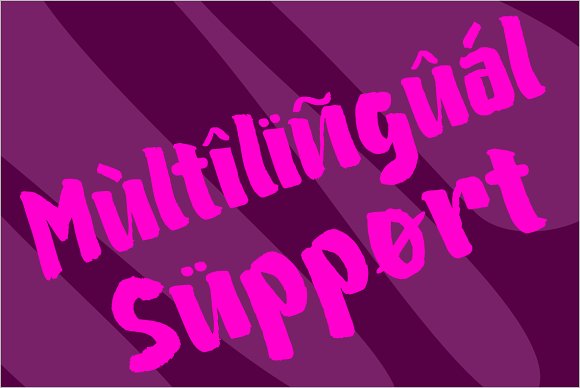 Yakow BRUSH Font插图1