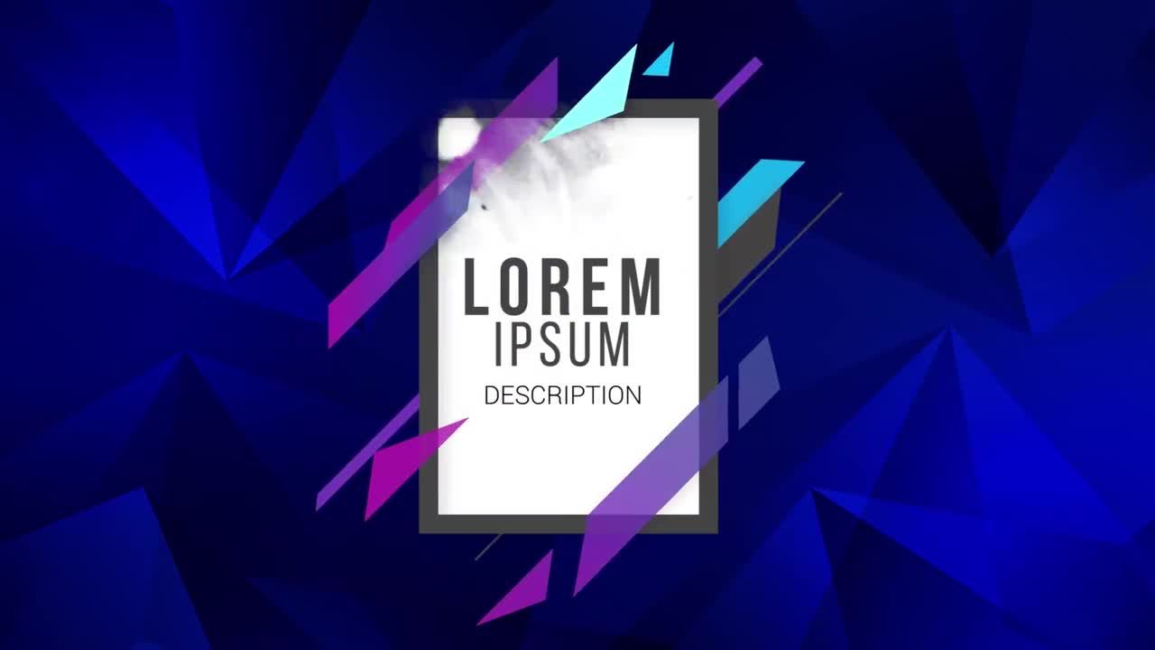 素材库推荐PR模板现代信号故障转场效果全屏标题