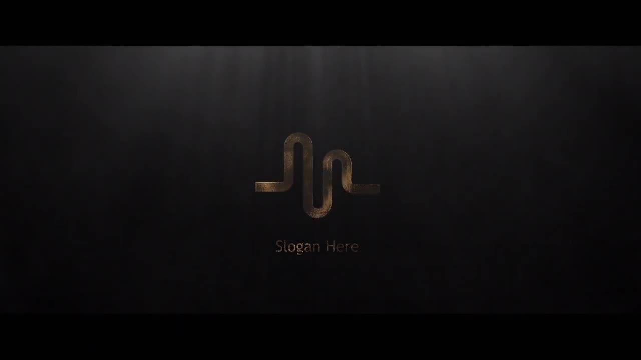 电影金银标志素材库精选AE模板