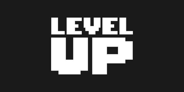 Level Up Font素材之家精选英文字体