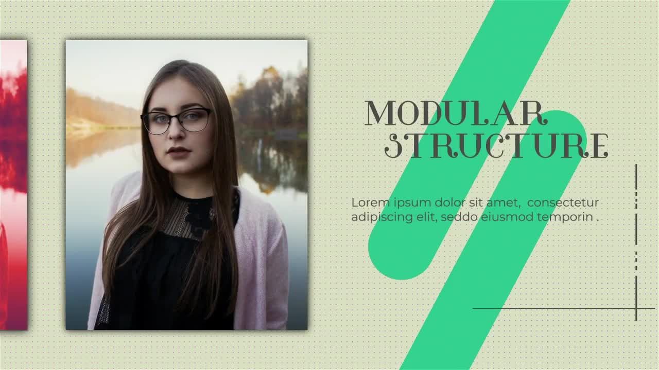 时尚幻灯片炫耀运动时尚家庭照片素材库精选AE模板