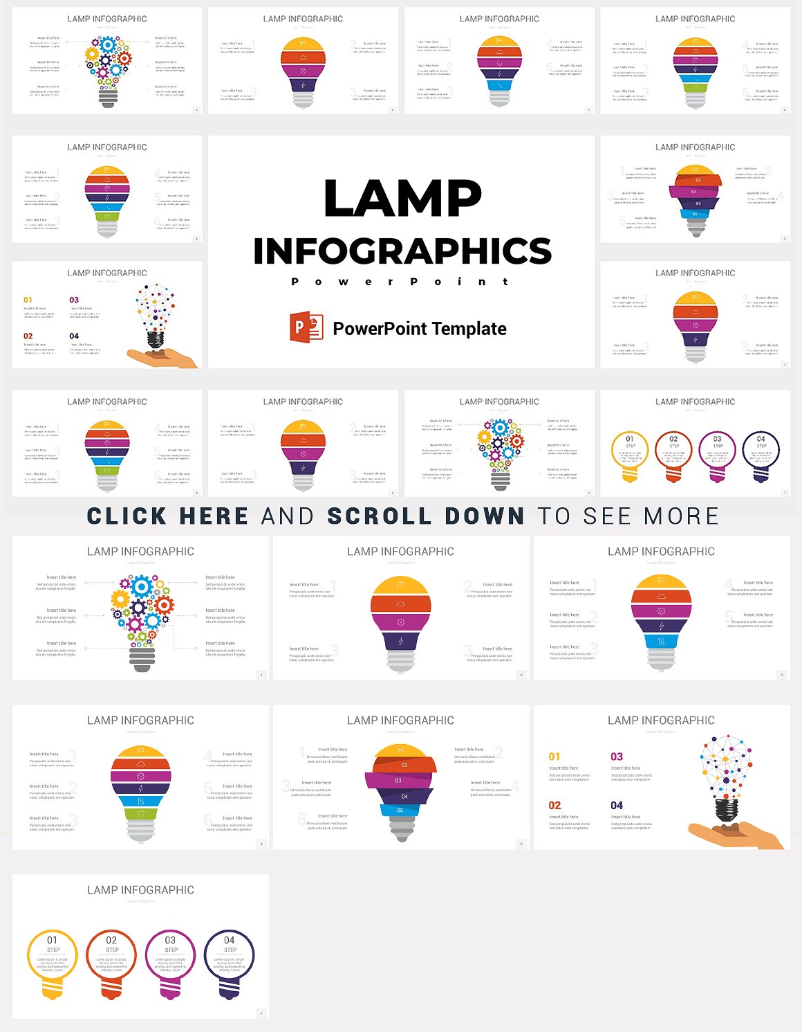 现代，干净多用途的PPT信息图表包插图(16)