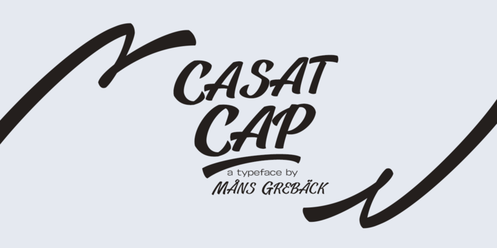 Casat Cap Font Family素材之家精选英文字体