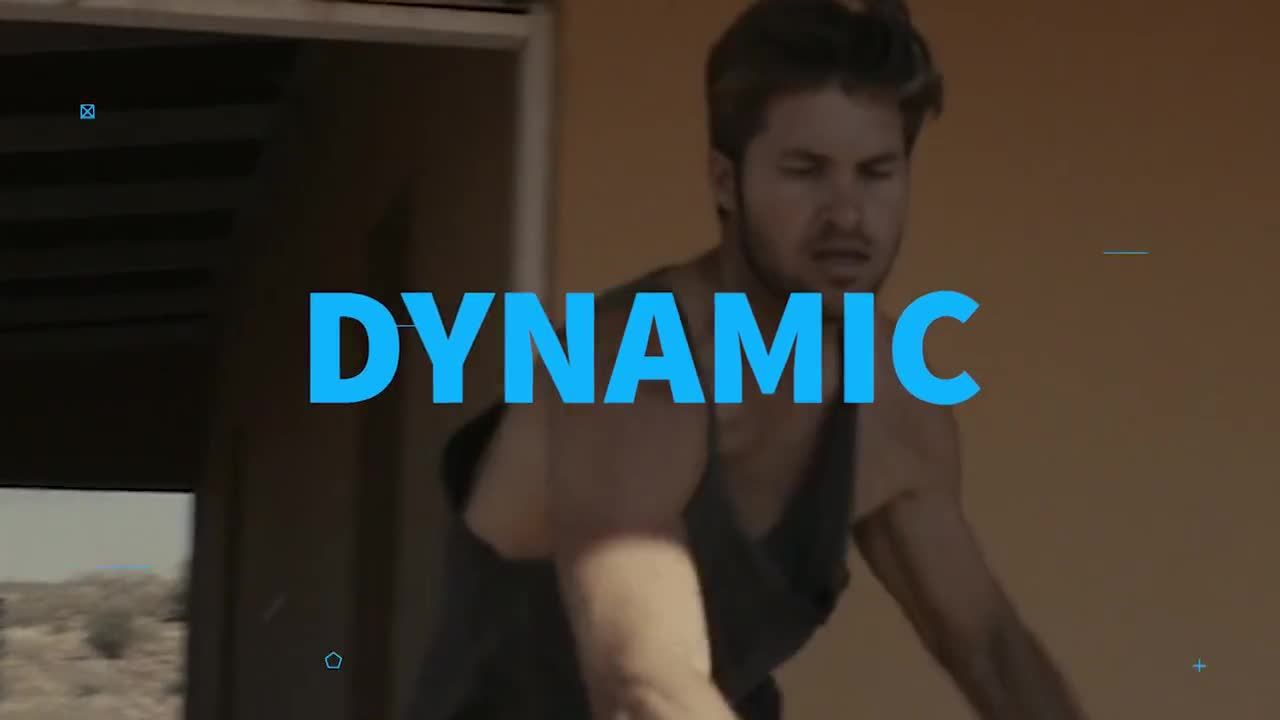 快速文本动画和创意故障过渡揭幕效果Pr视频素材