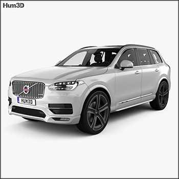 沃尔沃XC90 Heico with HQ interior 2016 素材之家精选3D模型