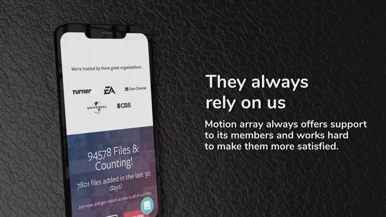 手机APP应用界面宣传视频特效动画素材库精选AE模板