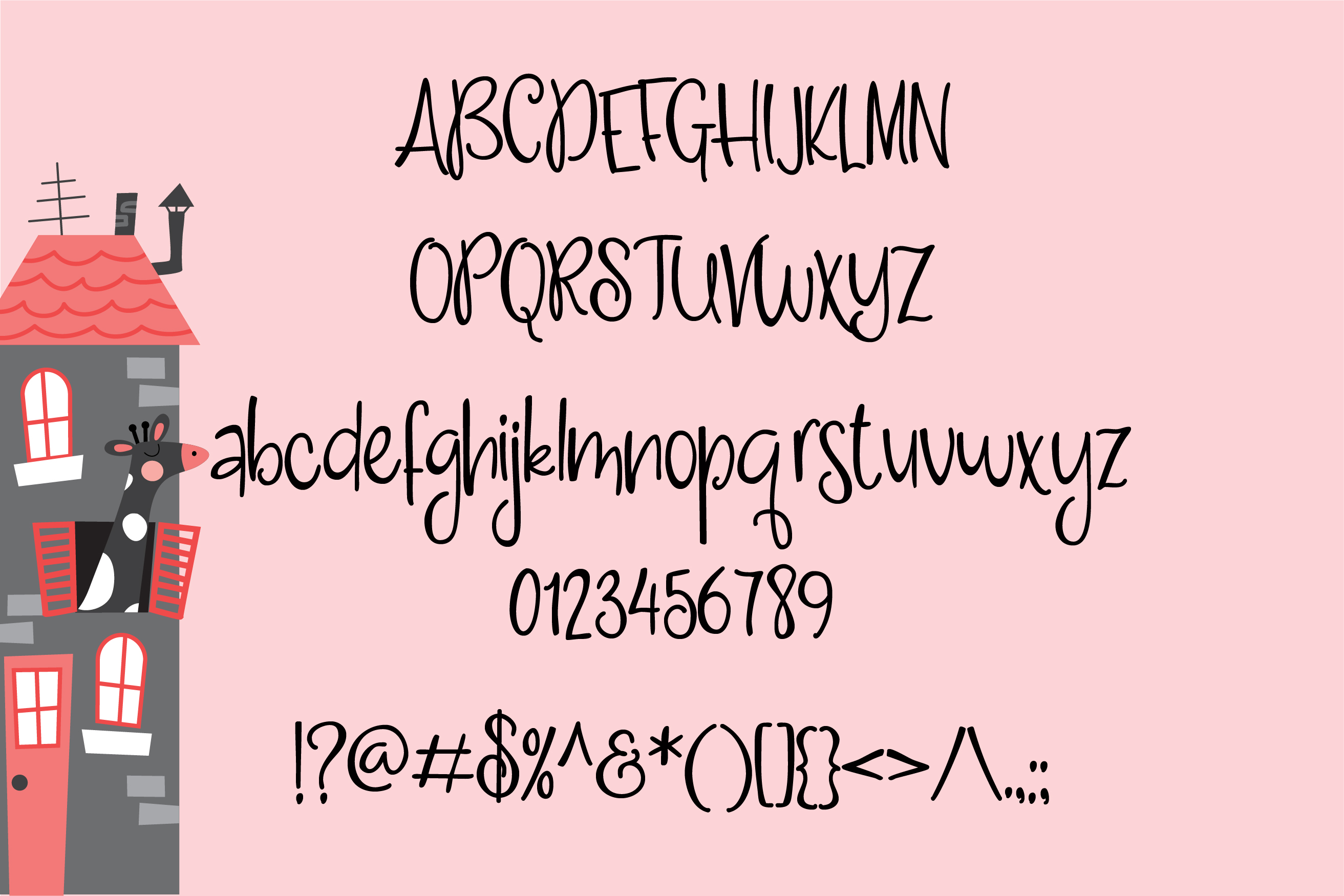 ZP Giraffing Regular Font插图2