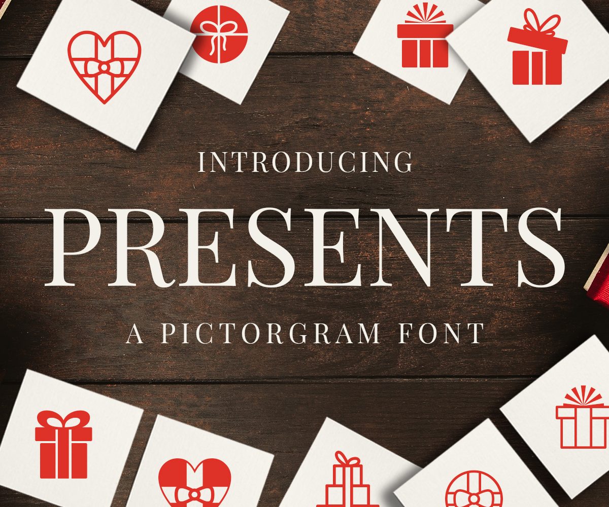 Presents – Pictorgram Font素材之家精选英文字体
