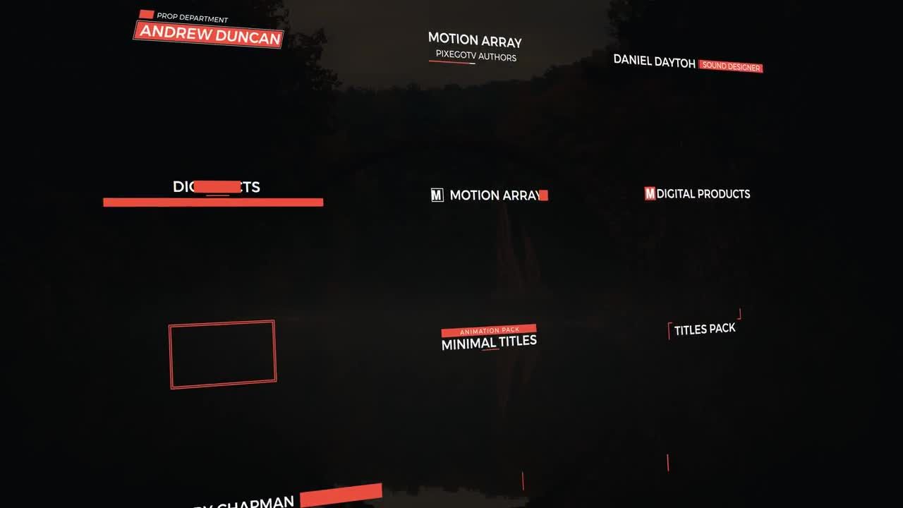 15个流畅现代时尚的专业动画标题素材库推荐PR模板