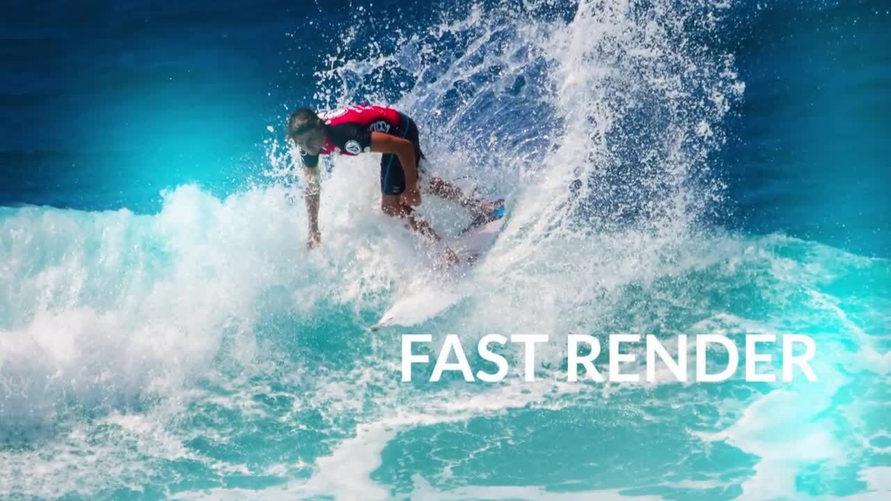 夏季旅游开场白幻灯片素材库精选AE模板