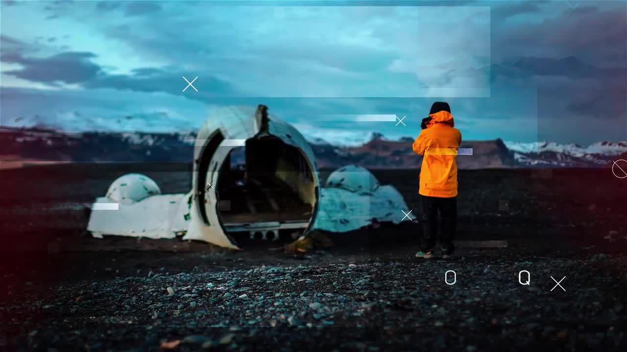 时尚的电影开场白幻灯片素材库精选AE模板