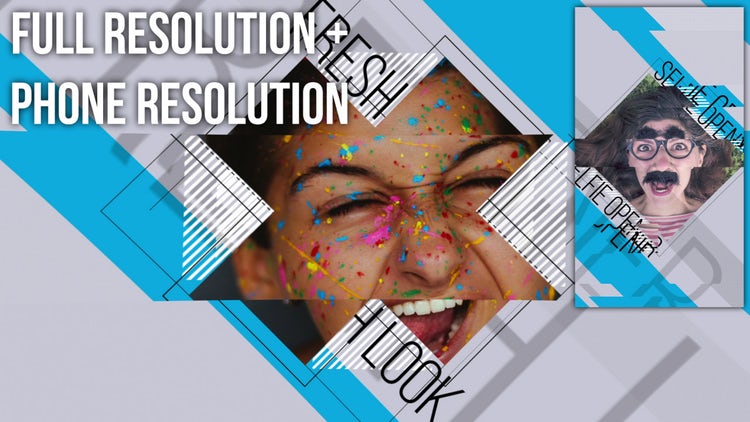 时尚动画设计素材库精选AE模板